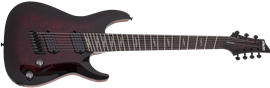 Schecter DIAMOND SERIES Omen Elite-7 Multiscale Black Cherry Burst 7-String Electric Guitar 2022
